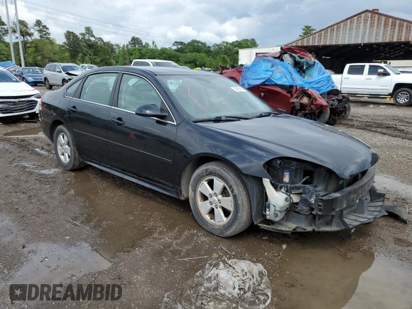 2011 Chevrolet Impala LS Fleet with VIN 2G1WF5EKXB1217247, listed as a Copart auction lot 54570845 with 142,154 mi miles and Salvage Title. Bid and sale history available at DreamBid. Image 4.