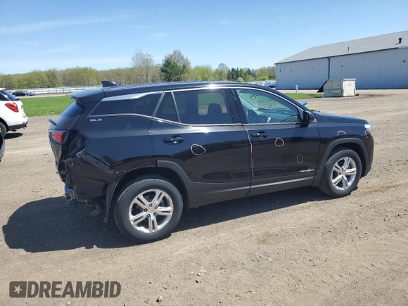 2018 GMC Terrain SLE z VIN 3GKALTEV6JL247131, wystawiony jako Copart lot #54932575 z przebiegiem 60 870 mil mil oraz Szkoda całkowita • Salvage title. Historia ofert i sprzedaży dostępna na DreamBid. Obrazek 3.