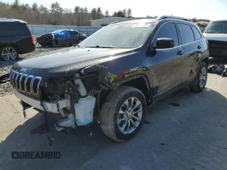 2019 Jeep Cherokee Altitude with VIN 1C4PJMLN1KD192034, listed as a Copart auction lot 49151085 with 51,715 mi miles and Salvage Title. Bid and sale history available at carsss.com. Image 1.