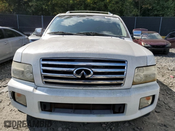 2007 Infiniti QX56 with VIN 5N3AA08C27N806244, listed as a Copart auction lot 68351094 with 143,854 mi miles and Salvage Title. Bid and sale history available at carsss.com. Image 5.