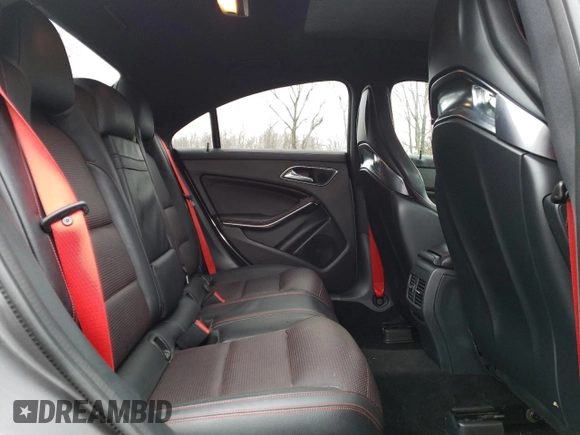 2018 Mercedes-Benz CLA with VIN WDDSJ5CB7JN609659, listed as a Copart auction lot 83111304 with 43,567 mi miles and Salvage Title. Bid and sale history available at carsss.com. Image 10.