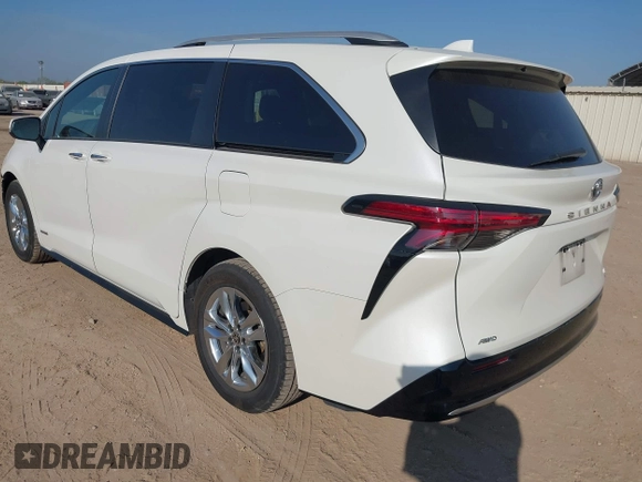 2021 Toyota Sienna Limited with VIN 5TDZSKFC5MS032668, listed as a IAAI auction lot 41858027 with 89,988 mi miles and . Bid and sale history available at DreamBid. Image 3.