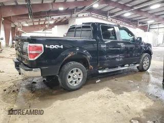 2009 Ford F-150 XL with VIN 1FTRW14809FA89140, listed as a Copart auction lot 52583235 with 154,654 mi miles and Clean Title. Bid and sale history available at carsss.com. Image 3.