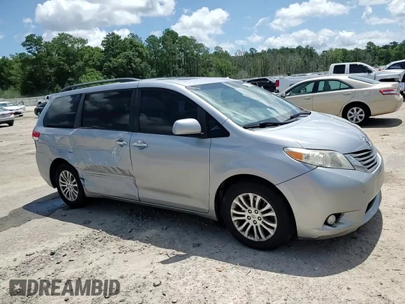 2011 Toyota Sienna XLE AAS with VIN 5TDYK3DC2BS011343, listed as a Copart auction lot 61223675 with 187,206 mi miles and Salvage title. Bid and sale history available at DreamBid. Image 14.