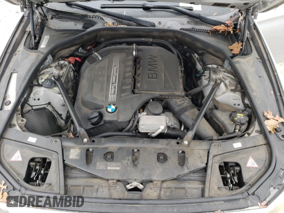 2015 BMW 5 Series 535i with VIN WBA5B1C53FD921981, listed as a Copart auction lot 48983675 with 100,397 mi miles and Salvage Title. Bid and sale history available at carsss.com. Image 11.