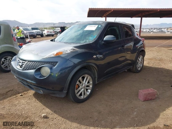 2012 Nissan Juke S with VIN JN8AF5MR6CT106839, listed as a IAAI auction lot 41898396 with 1 mi miles. Bid and sale history available at carsss.com. Image 2.