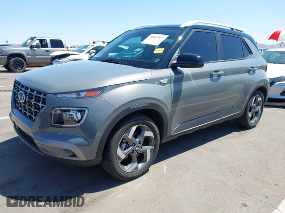 2022 Hyundai Venue SEL with VIN KMHRC8A3XNU182050, listed as a IAAI auction lot 42002955 with 29,089 mi miles and . Bid and sale history available at DreamBid. Image 2.