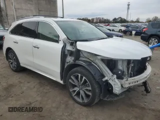 2020 Acura MDX w/Advance Pkg with VIN 5J8YD4H86LL023229, listed as a Copart auction lot 81664934 with 50,123 mi miles and Salvage Title. Bid and sale history available at carsss.com. Image 4.