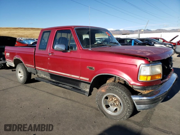 1995 Ford F-150 with VIN 1FTEX14H6SKA50724, listed as a Copart auction lot 78309074 with 140,504 mi miles and Salvage Title. Bid and sale history available at carsss.com. Image 4.