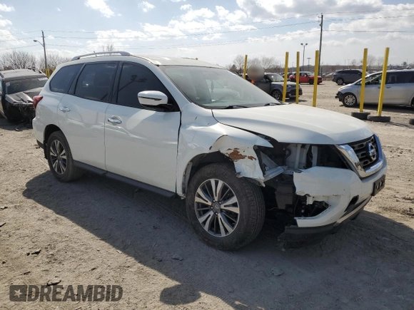 2017 Nissan Pathfinder SV with VIN 5N1DR2MM8HC644786, listed as a Copart auction lot 49308005 with 113,556 mi miles and Clean Title. Bid and sale history available at carsss.com. Image 4.