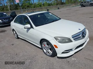 2011 Mercedes-Benz C-Class C 300 Sport with VIN WDDGF5EB1BA468679, listed as a IAAI auction lot 41876129 with 120,359 mi miles. Bid and sale history available at carsss.com. Image 1.