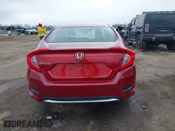 2020 Honda Civic LX with VIN 2HGFC2F69LH541980, listed as a IAAI auction lot 41981609 with 75,458 mi miles and . Bid and sale history available at DreamBid. Image 16.