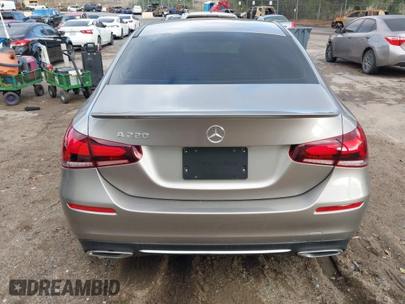 2020 Mercedes-Benz A 220 with VIN W1K3G4EB1LW047698, listed as a IAAI auction lot 41522714 with 37,249 mi miles and . Bid and sale history available at DreamBid. Image 16.