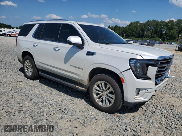 2021 GMC Yukon SLT with VIN 1GKS1BKD6MR429330, listed as a Copart auction lot 72923274 with 67,961 mi miles and Salvage Title. Bid and sale history available at carsss.com. Image 4.