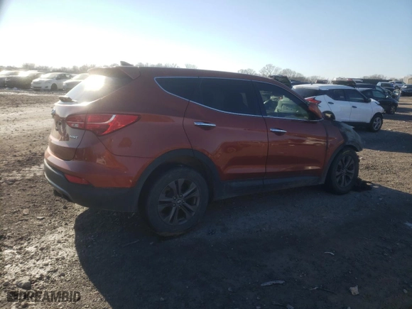 2014 Hyundai Santa Fe Sport with VIN 5XYZT3LB6EG202369, listed as a Copart auction lot 88532665 with 0 mi miles and Salvage Title. Bid and sale history available at carsss.com. Image 3.