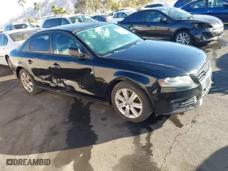 2010 Audi A4 2.0T Premium with VIN WAUAFAFL3AN063119, listed as a IAAI auction lot 41507773 with 165,743 mi miles. Bid and sale history available at carsss.com. Image 1.