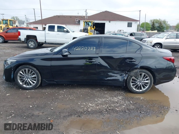 2019 Infiniti Q50 Luxe с VIN JN1EV7AR5KM552685, выставлен на аукционе IAAI как лот 42220727 с пробегом 55 629 миль миль и . История ставок и продаж доступна на DreamBid. Изображение 14.