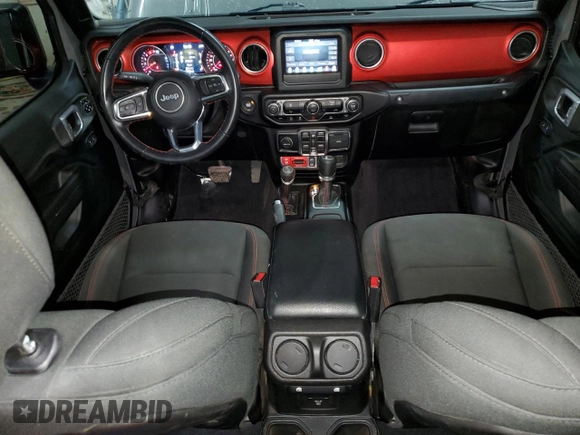 2021 Jeep Gladiator Rubicon с VIN 1C6JJTBM5ML541530, выставлен на аукционе Copart как лот 82661554 с пробегом 55 539 миль миль и Списание • Salvage title. История ставок и продаж доступна на DreamBid. Изображение 8.