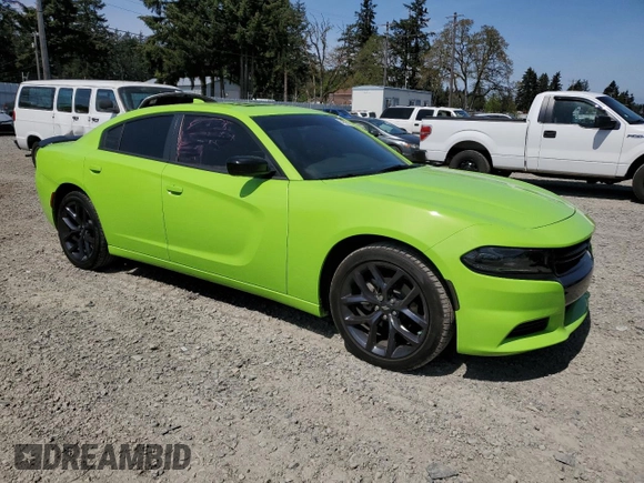 2023 Dodge Charger SXT z VIN 2C3CDXBGXPH592389, wystawiony jako Copart lot #54956945 z przebiegiem 17 876 mil mil oraz Szkoda całkowita • Salvage title. Historia ofert i sprzedaży dostępna na DreamBid. Obrazek 4.