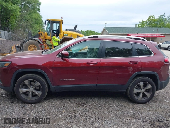 2019 Jeep Cherokee Limited with VIN 1C4PJMDX3KD235353, listed as a IAAI auction lot 42356341 with 104,109 mi miles and . Bid and sale history available at DreamBid. Image 14.