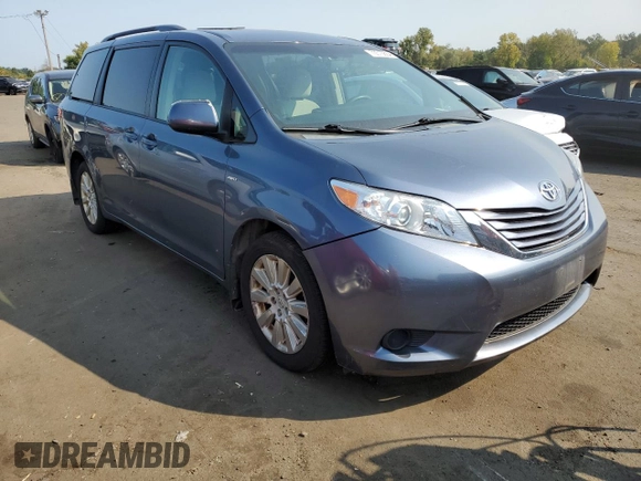 2016 Toyota Sienna LE with VIN 5TDJK3DC2GS133323, listed as a Copart auction lot 70515664 with 106,750 mi miles and Salvage Title. Bid and sale history available at carsss.com. Image 4.