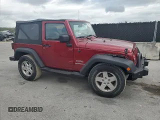 2011 Jeep Wrangler Sport with VIN 1J4AA2D16BL528721, listed as a Copart auction lot 54829625 with 80,771 mi miles and Non Repairable. Bid and sale history available at carsss.com. Image 4.