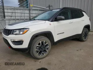 2021 Jeep Compass Trailhawk with VIN 3C4NJDDB7MT533106, listed as a Copart auction lot 59864805 with 117,365 mi miles and Clean title. Bid and sale history available at DreamBid. Image 1.
