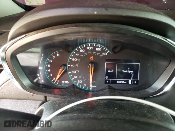 2020 Chevrolet Trax LT z VIN 3GNCJLSB2LL183779, wystawiony jako Copart lot #54370545 z przebiegiem 104 241 mil mil oraz Szkoda całkowita • Salvage title. Historia ofert i sprzedaży dostępna na DreamBid. Obrazek 9.
