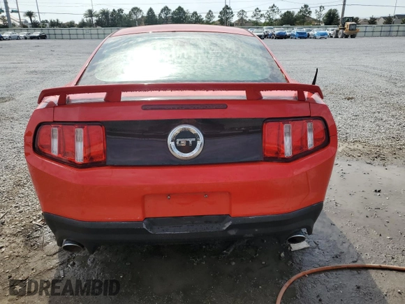 2012 Ford Mustang GT Premium with VIN 1ZVBP8CF0C5231732, listed as a Copart auction lot 54009665 with Not Provided miles and Salvage Title. Bid and sale history available at DreamBid. Image 6.