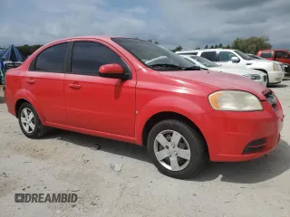 2009 Chevrolet Aveo 1LT z VIN KL1TD56E39B310766, wystawiony jako Copart lot #54663775 z przebiegiem 153 920 mil mil oraz Szkody całkowita. Historia ofert i sprzedaży dostępna na DreamBid. Obrazek 4.
