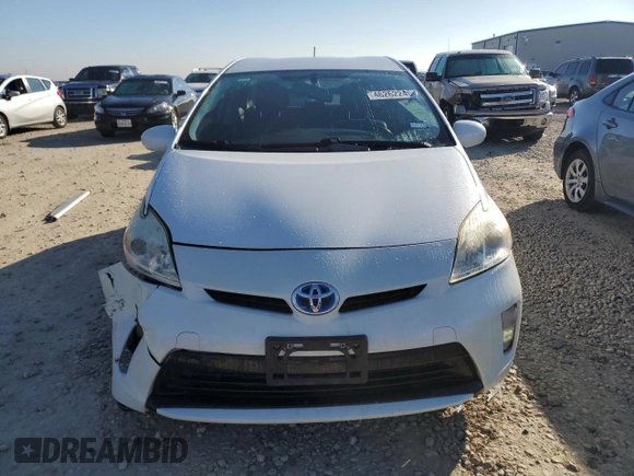 2012 Toyota Prius One with VIN JTDKN3DU4C5458916, listed as a Copart auction lot 46262245 with 130,132 mi miles and Salvage Title. Bid and sale history available at carsss.com. Image 5.