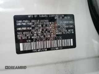 2025 Subaru Forester Limited with VIN JF2SLDRC2SH417226, listed as a Copart auction lot 63832325 with 8,158 mi miles and Salvage title. Bid and sale history available at DreamBid. Image 14.