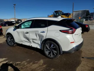 2018 Nissan Murano S with VIN 5N1AZ2MH7JN171396, listed as a Copart auction lot 42185265 with 39,602 mi miles and Salvage Title. Bid and sale history available at DreamBid. Image 2.