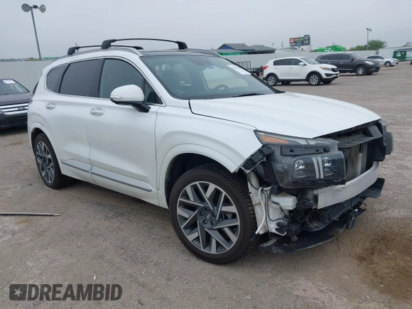 2022 Hyundai Santa Fe Calligraphy with VIN 5NMS54AL6NH471037, listed as a IAAI auction lot 42326726 with 40,278 mi miles and . Bid and sale history available at DreamBid. Image 1.