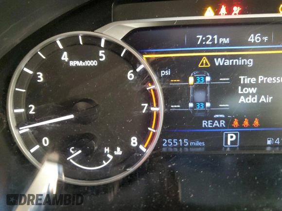 2023 Nissan Altima 2.5 SR with VIN 1N4BL4CV4PN388030, listed as a Copart auction lot 49082055 with 25,515 mi miles and Salvage Title. Bid and sale history available at carsss.com. Image 9.