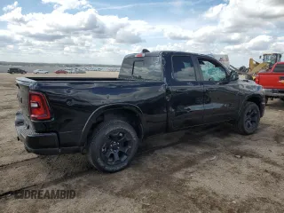 2025 Ram 1500 with VIN 1C6SRFBP5SN506206, listed as a Copart auction lot 55414155 with 5,892 mi miles and Salvage title. Bid and sale history available at DreamBid. Image 3.