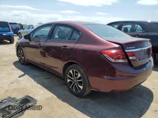 2014 Honda Civic Sedan EX with VIN 19XFB2F87EE027143, listed as a Copart auction lot 57973734 with 135,664 mi miles and Salvage Title. Bid and sale history available at carsss.com. Image 2.