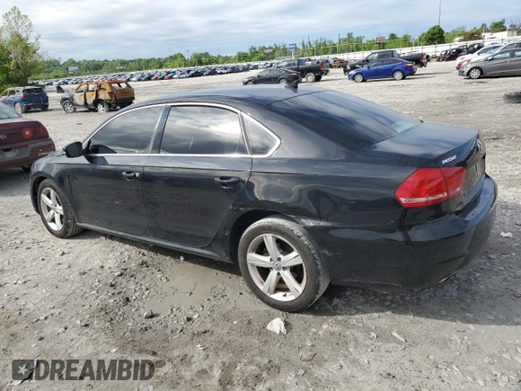 2013 Volkswagen Passat SE with VIN 1VWBN7A30DC134309, listed as a Copart auction lot 55862505 with 162,649 mi miles and Salvage title. Bid and sale history available at DreamBid. Image 2.