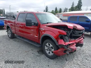 2014 Ford F-150 XL with VIN 1FTFW1ET5EFA81597, listed as a IAAI auction lot 42495220 with 101,250 mi miles and . Bid and sale history available at DreamBid. Image 1.