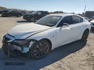 2024 Lexus IS 350 F Sport with VIN JTHGZ1E26R5034172, listed as a Copart auction lot 78079304 with 9,671 mi miles and Salvage title. Bid and sale history available at DreamBid. Image 1.