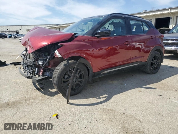 2023 Nissan Kicks SR with VIN 3N1CP5DV9PL532861, listed as a Copart auction lot 48720495 with 127,523 mi miles and Salvage Title. Bid and sale history available at carsss.com. Image 1.