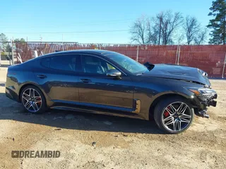 2022 Kia Stinger GT1 with VIN KNAE45LC8N6111815, listed as a IAAI auction lot 41712300 with 58,779 mi miles and . Bid and sale history available at DreamBid. Image 14.