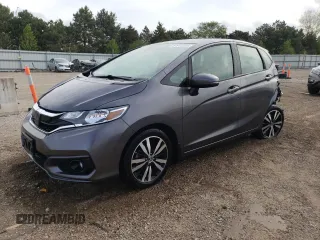 2018 Honda Fit EX-L with VIN 3HGGK5H98JM731896, listed as a Copart auction lot 54917505 with 36,896 mi miles and Salvage title. Bid and sale history available at DreamBid. Image 1.