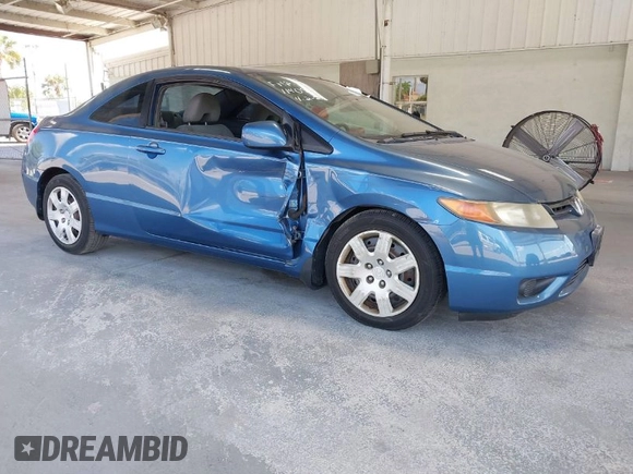 2008 Honda Civic Cpe LX with VIN 2HGFG12698H573436, listed as a IAAI auction lot 41970955 with 142,166 mi miles. Bid and sale history available at carsss.com. Image 1.