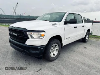 2022 Ram 1500 Tradesman with VIN 1C6RRFGG8NN241874, listed as a Copart auction lot 63913105 with 37,400 mi miles and Salvage title. Bid and sale history available at DreamBid. Image 2.