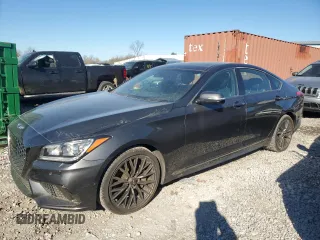 2020 Genesis G80 3.8L with VIN KMTFN4JE2LU329553, listed as a Copart auction lot 88912655 with 94,995 mi miles and Salvage Title. Bid and sale history available at carsss.com. Image 1.
