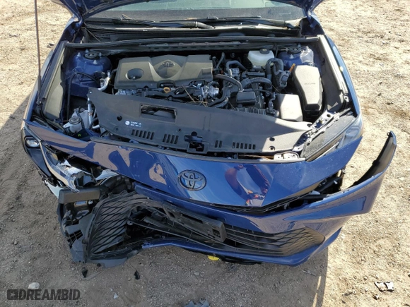 2025 Toyota Camry LE with VIN 4T1DAACK7SU046305, listed as a Copart auction lot 49917885 with 6,688 mi miles and Salvage Title. Bid and sale history available at carsss.com. Image 12.