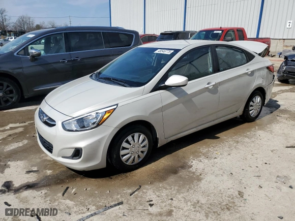 2015 Hyundai Accent GLS with VIN KMHCT4AE4FU934410, listed as a Copart auction lot 48546775 with 95,801 mi miles and Non Repairable. Bid and sale history available at carsss.com. Image 1.