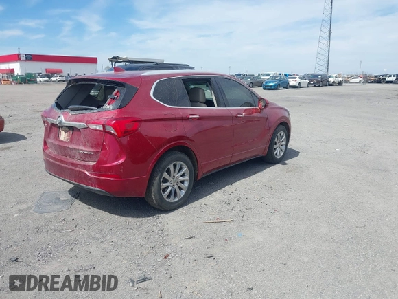 2020 Buick Envision Essence with VIN LRBFXCSA2LD019996, listed as a IAAI auction lot 41822093 with 112,829 mi miles and . Bid and sale history available at carsss.com. Image 4.