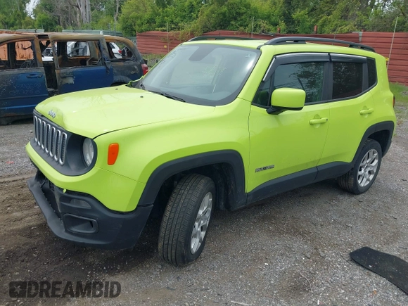 2018 Jeep Renegade Latitude with VIN ZACCJBBB9JPH66373, listed as a IAAI auction lot 42333207 with 179,115 mi miles and . Bid and sale history available at DreamBid. Image 18.